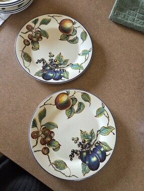 Pier 1 "Macintosh" Dinner Plates (2)
